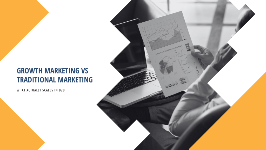 Growth consulting services vs digital marketing agency comparison for B2B business growth