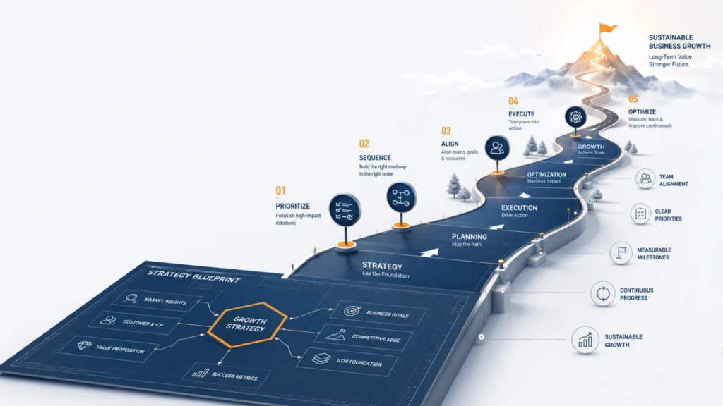 growth roadmap consulting framework turning strategy into execution for business growth