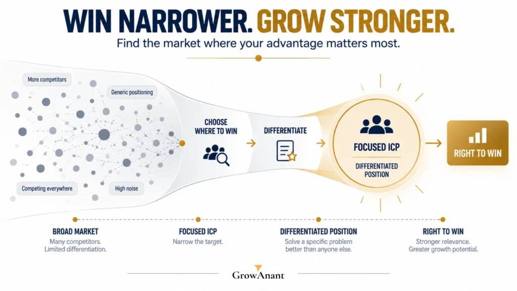Growth strategy consulting framework for differentiation in competitive B2B markets